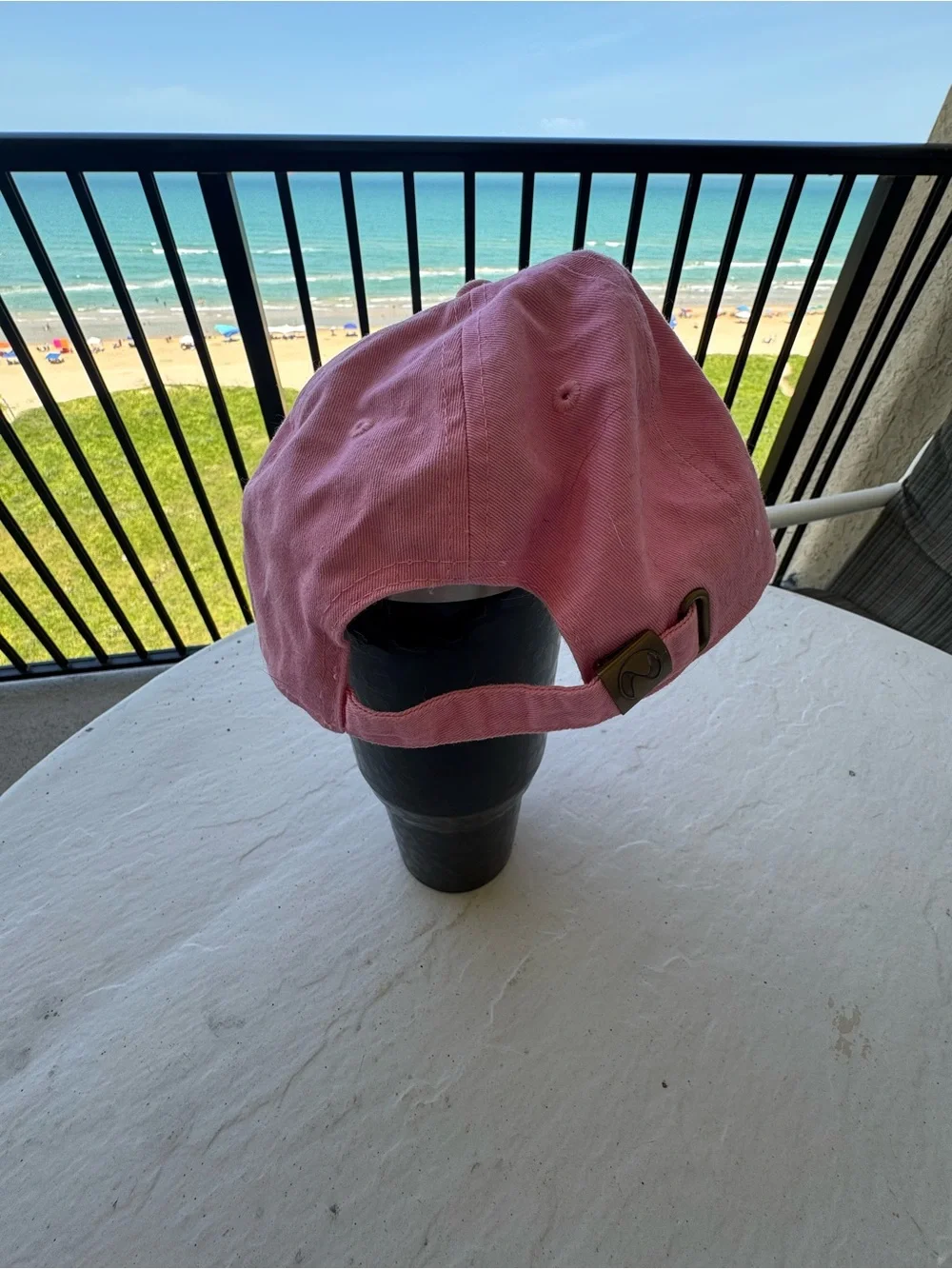 Pink 'MEOW' Embroidered Baseball Cap