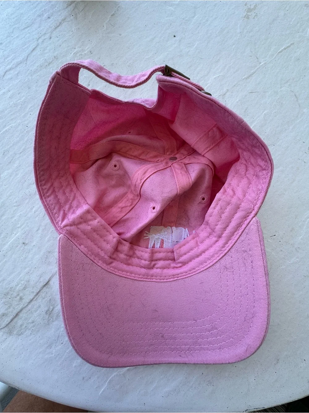 Pink 'MEOW' Embroidered Baseball Cap