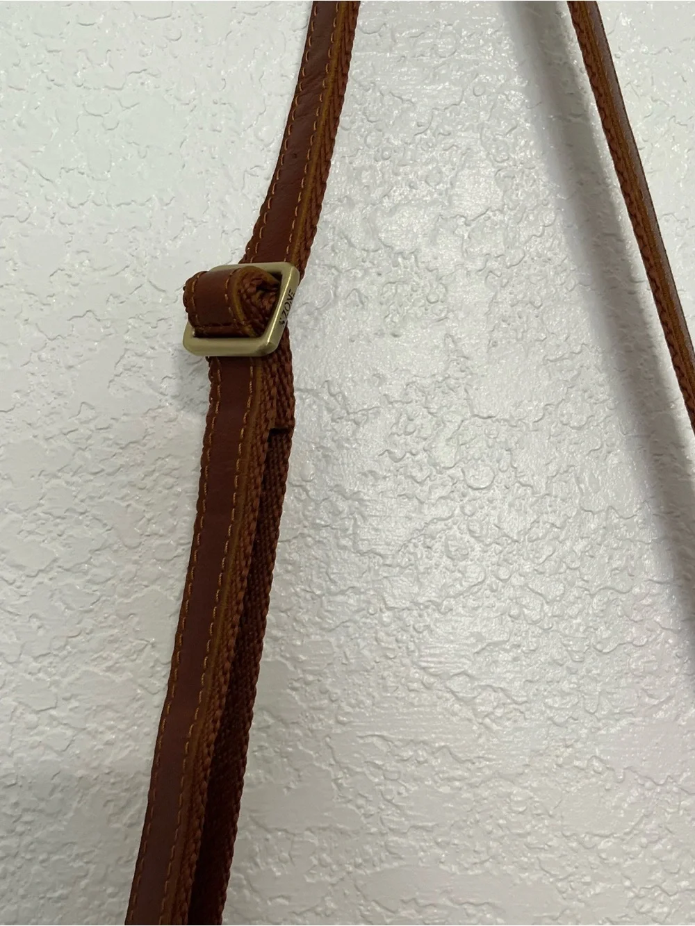 S-ZONE LEATHER Women's Brown Leather Crossbody Bag - Classic Casual Style