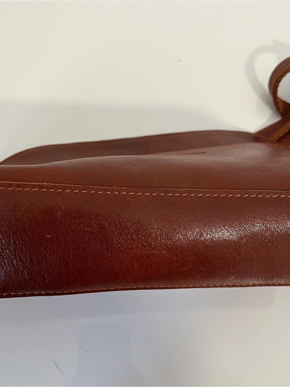 S-ZONE LEATHER Women's Brown Leather Crossbody Bag - Classic Casual Style