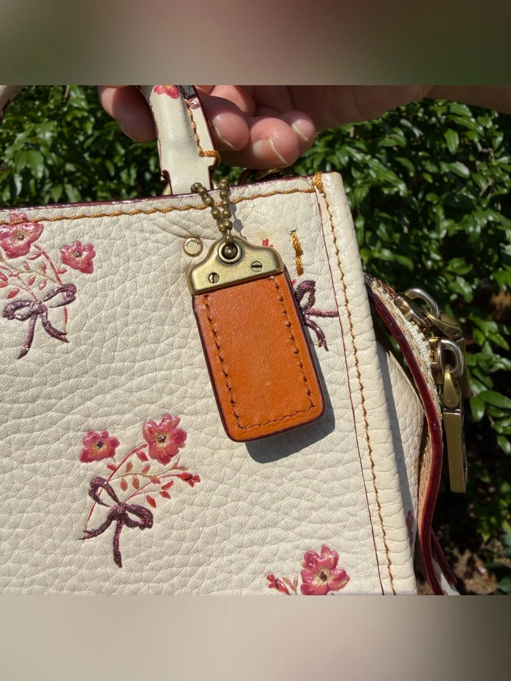 Coach Rogue 17 with Floral Bow Print (26835)