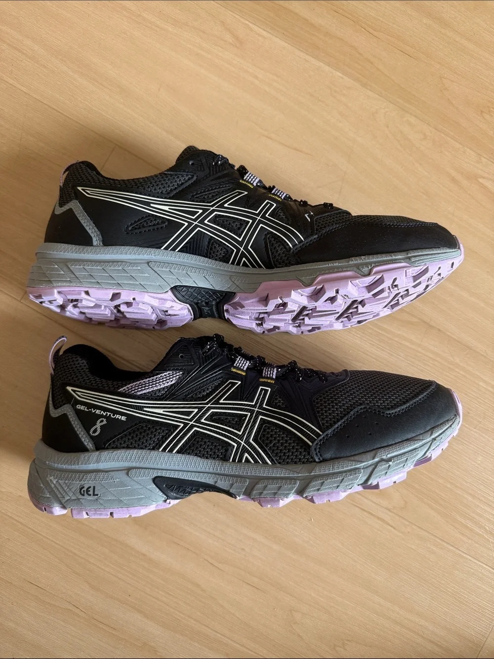 ASICS WOMENS GEL VENTURE 8 TRAIL WALKING RUNNING SHOE SNEAKER WATER RESIST SZ 10