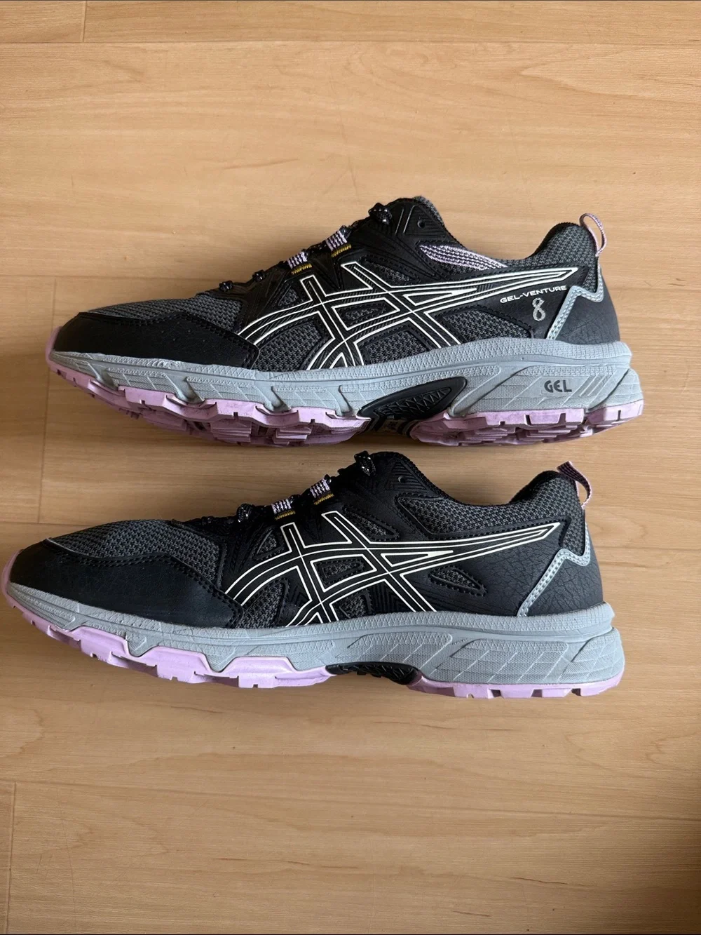 ASICS WOMENS GEL VENTURE 8 TRAIL WALKING RUNNING SHOE SNEAKER WATER RESIST SZ 10
