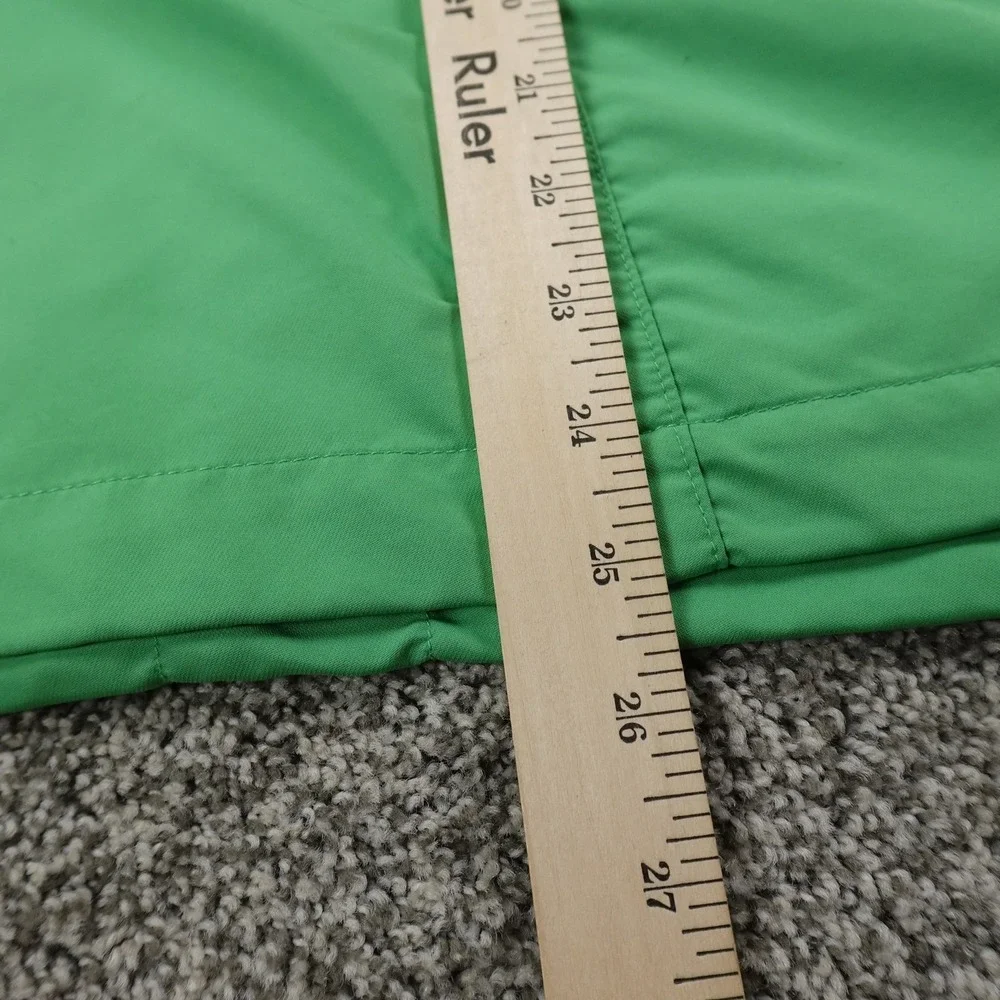 VTG Nike Golf Jacket Womens M Green Pullover 1/4 Zip Mock Windbreaker Y2K Active
