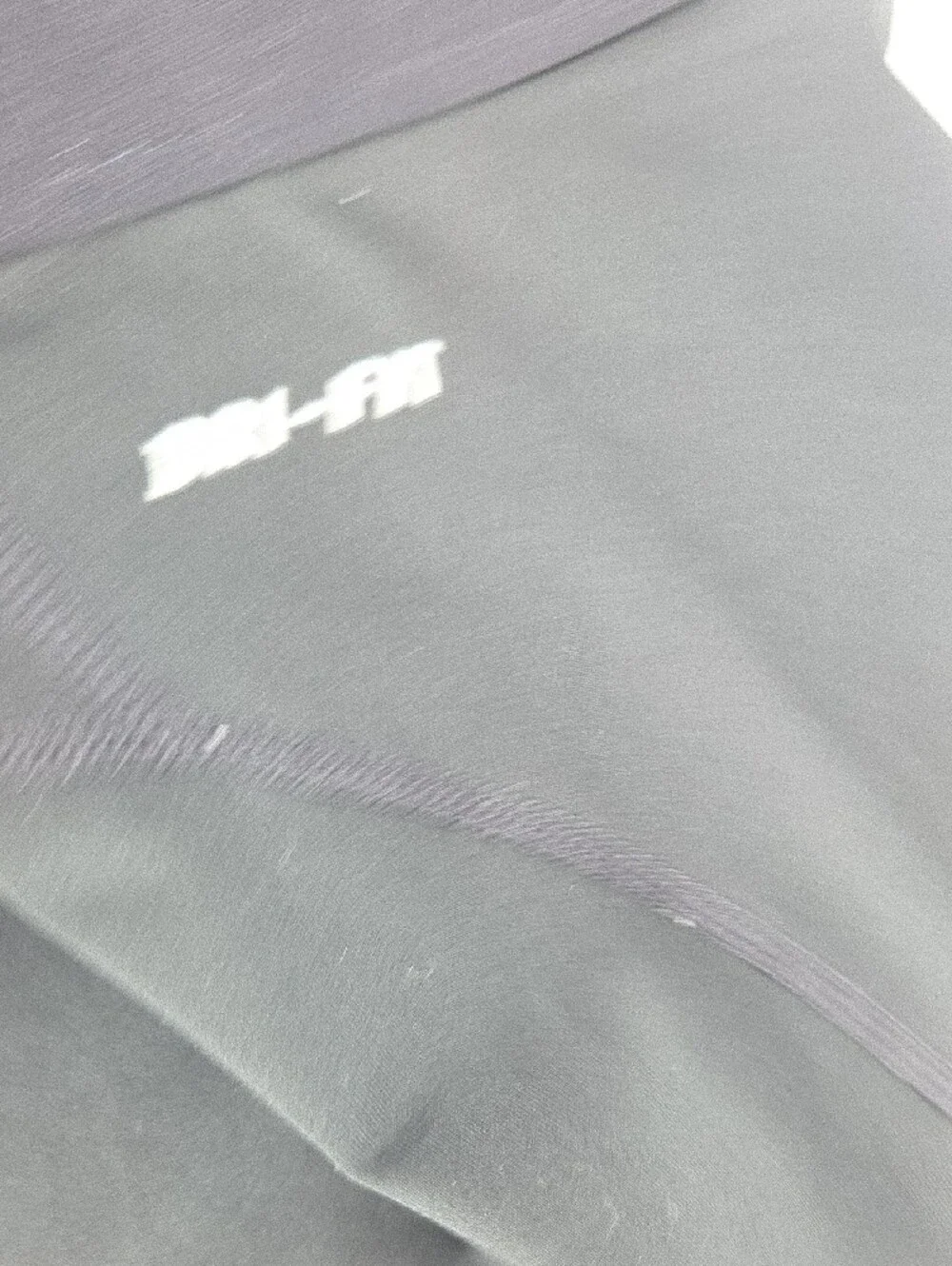 Nike Black Cropped Performance Leggings with White Logo