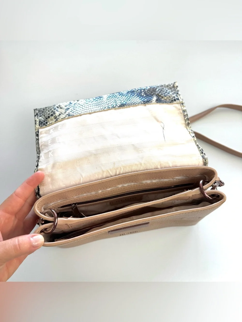 Ted Baker crossbody embossed
