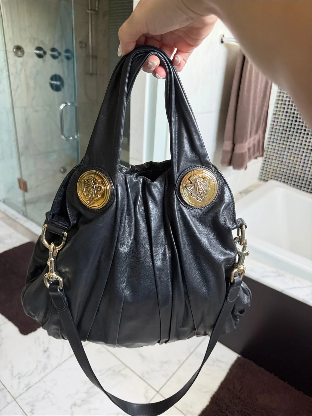 Gucci soft pleated
