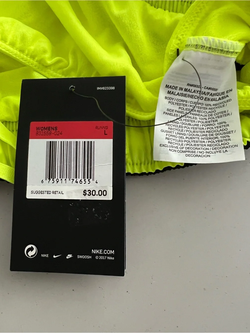 Nike running shorts