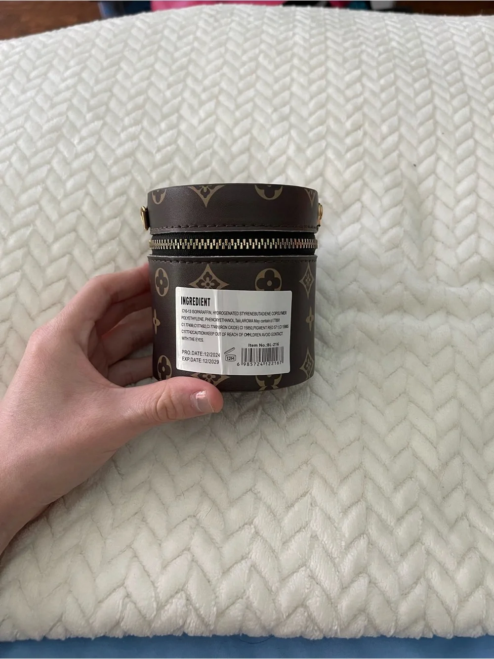 N/A brown monogram