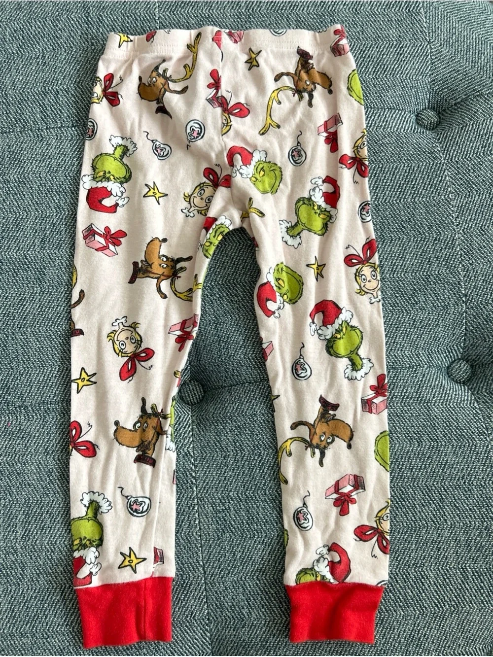 Carter’s The Grinch 2‑Piece Pajama Set Toddler Girl’s 3T Christmas Long Sleeve