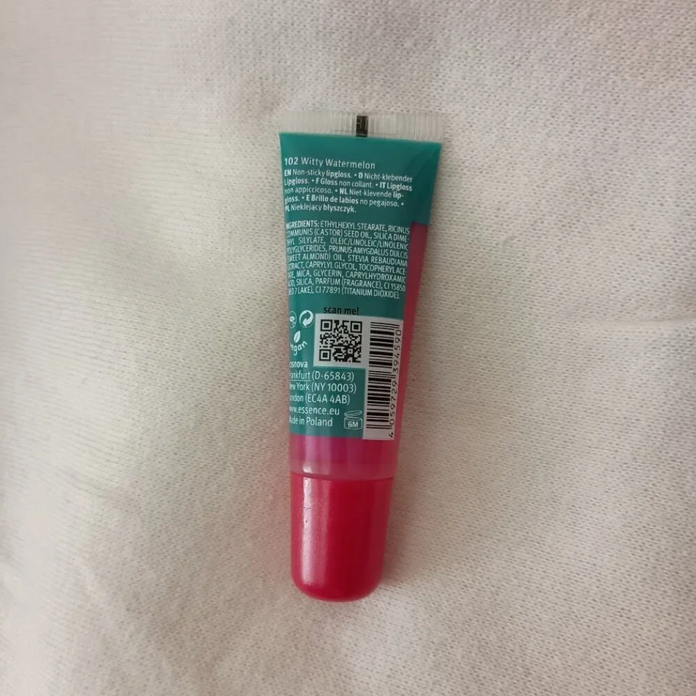 NWT Essence Juicy Bomb shiny lip gloss witty watermelon