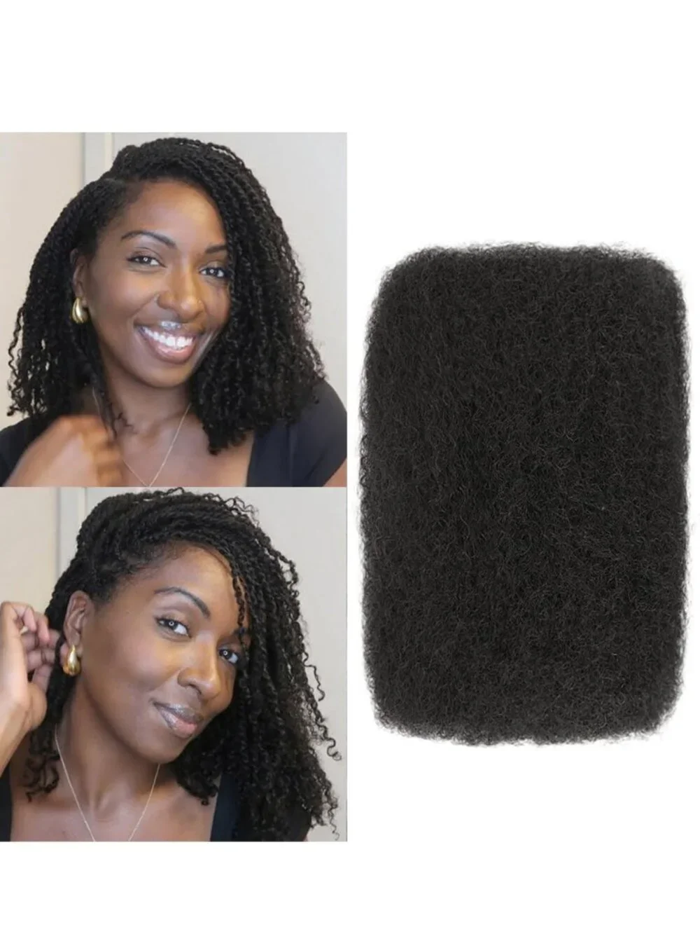 NEW Afro Kinkys Real Human Hair 14