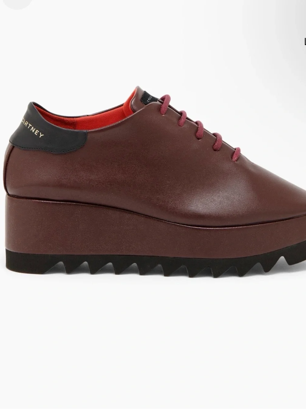 Stella McCartney Elyse Platform Sneakers in Moka | Size 9