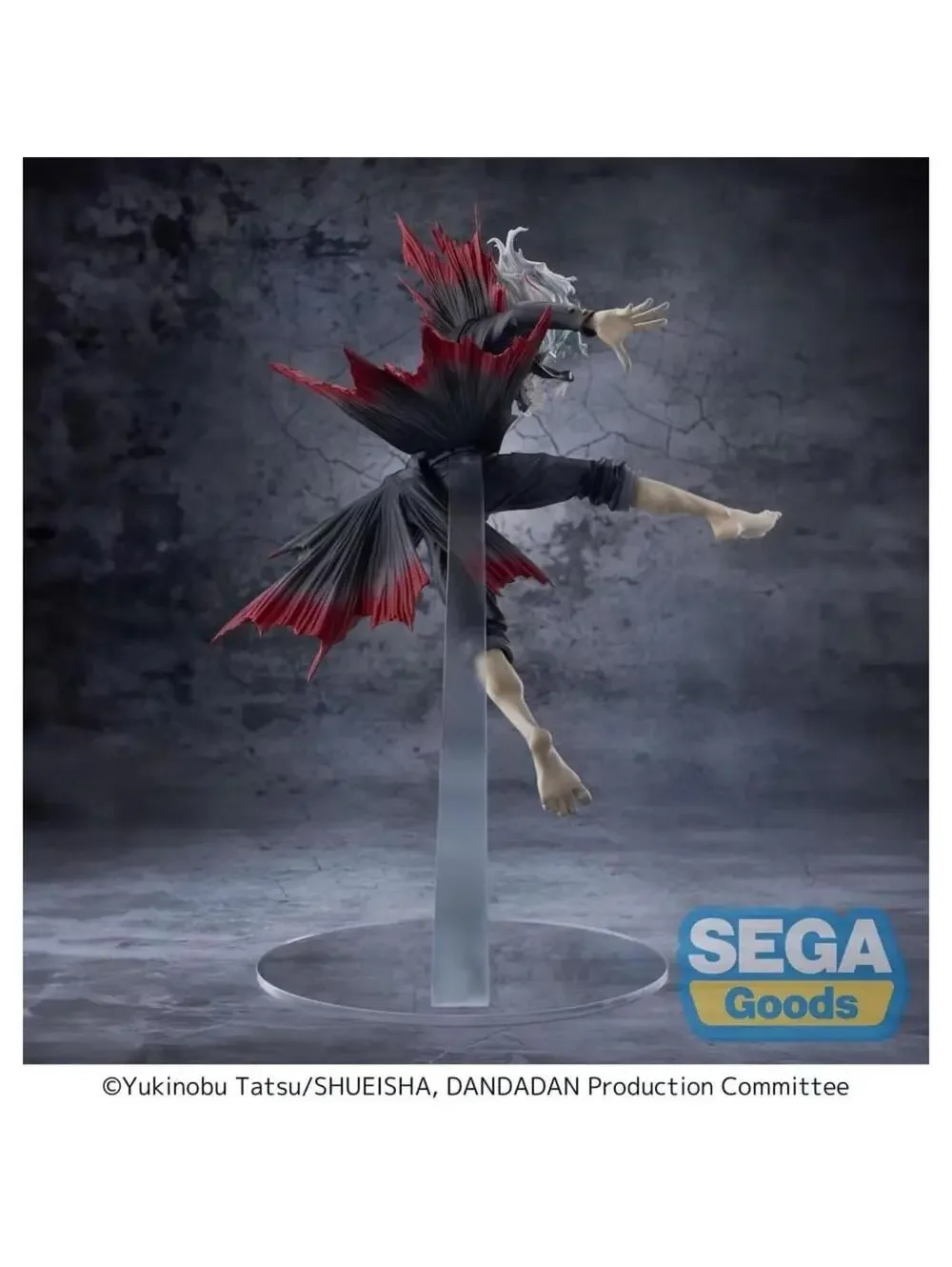 SEGA Dandadan Okarun Transformed Figure Unisex OS Black New Luminasta Statue