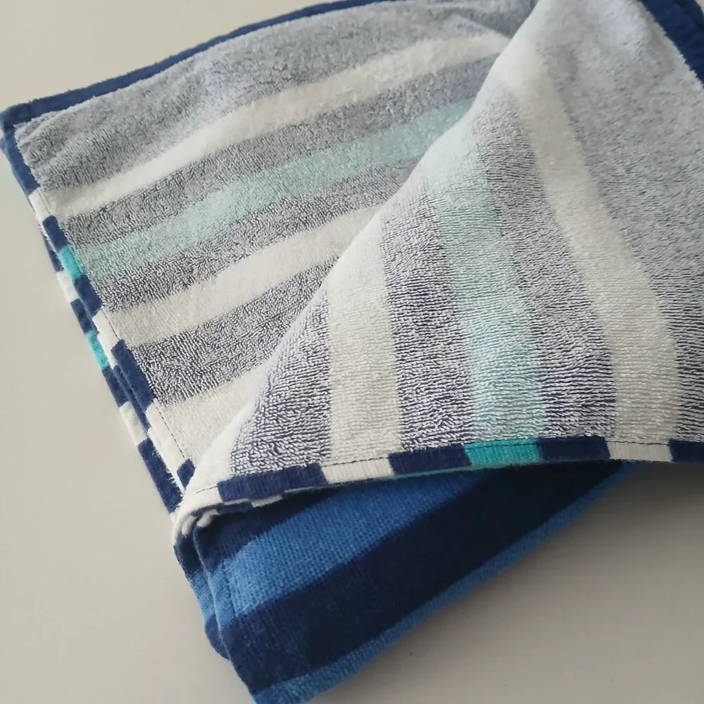 Beach Towel in a Bag 100% Cotton Convertible  
