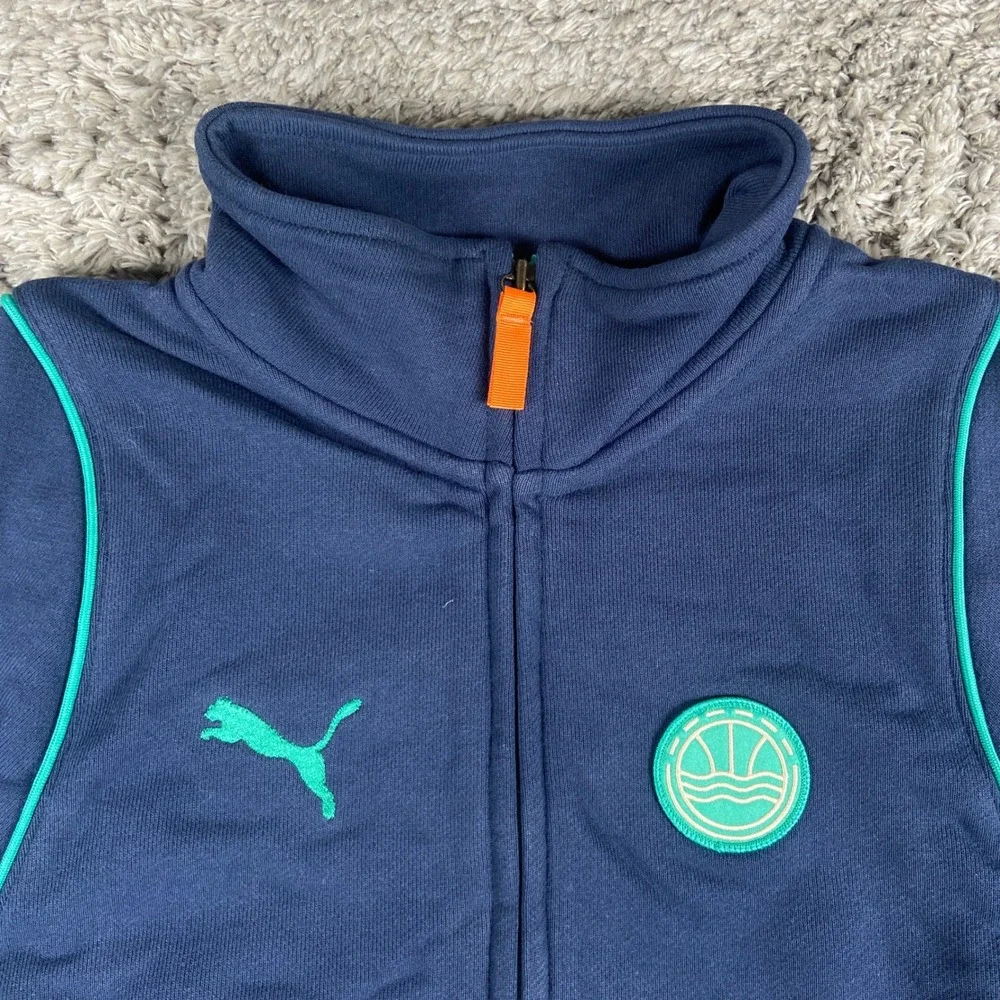 Puma Veniceball T-73 Jacket Men S Navy Blue Full Zip Hoop Hunter Track 685553-01