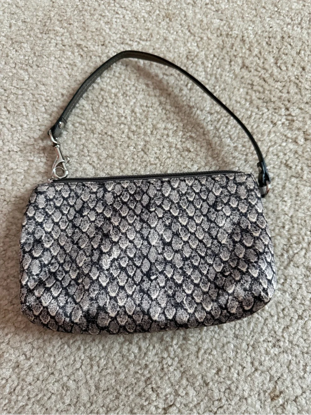 Coach wristlet textured