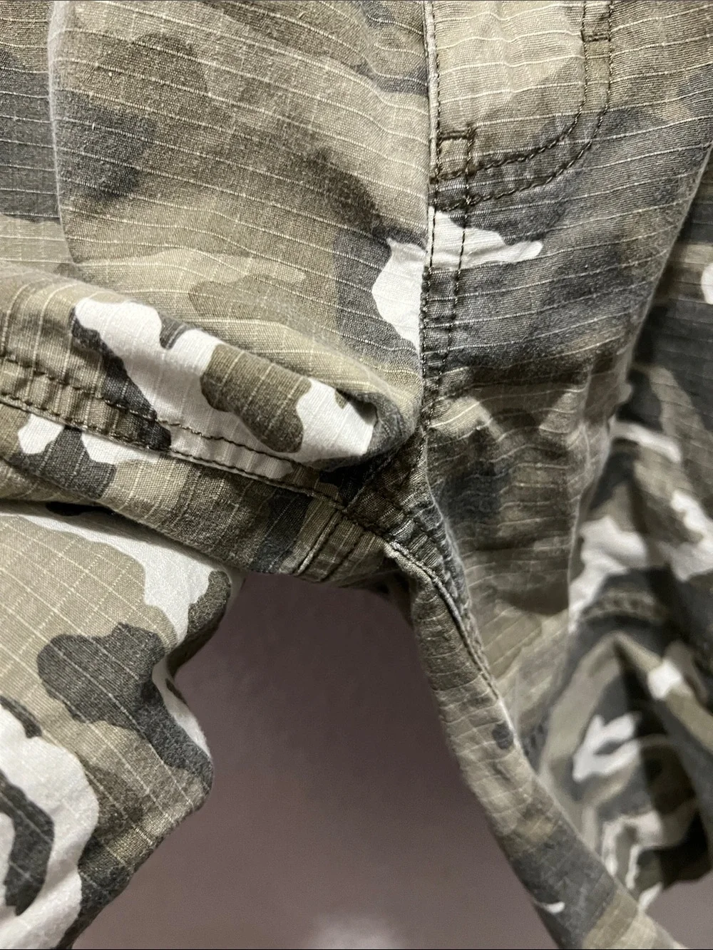 The North Face camo pattern