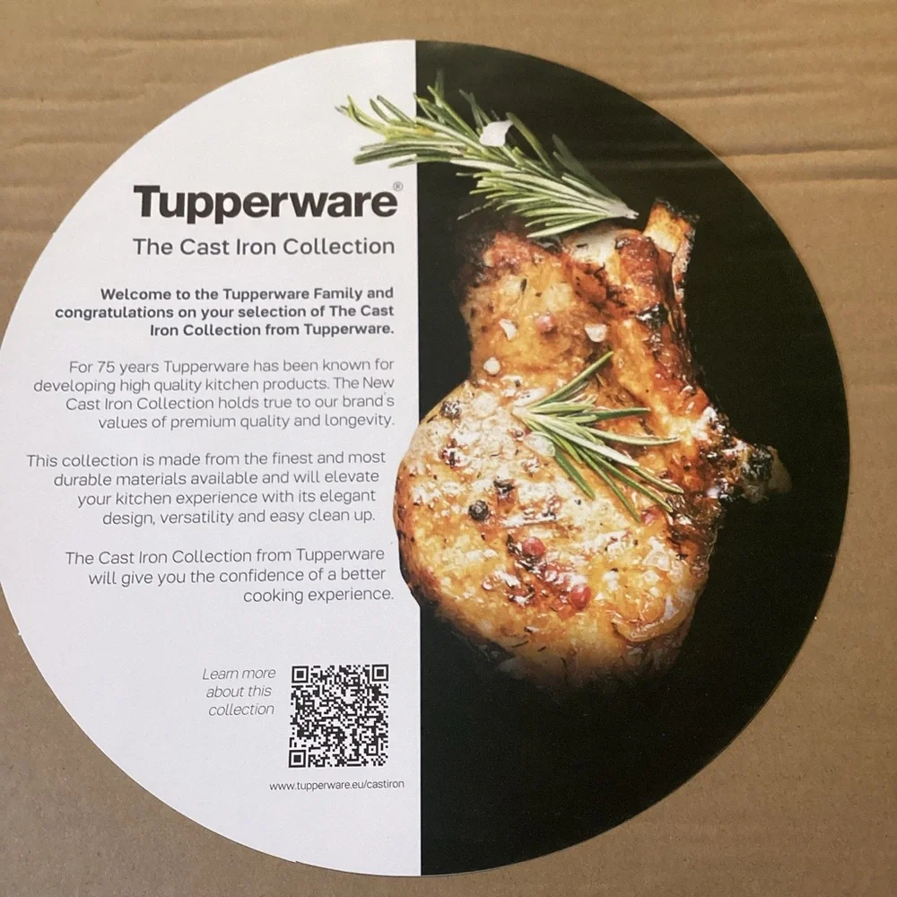 Tupperware cast iron