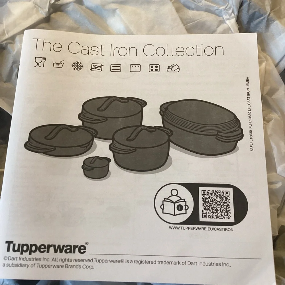 Tupperware cast iron