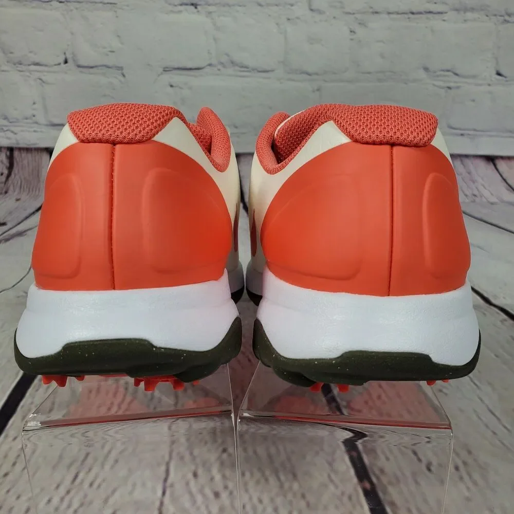 Nike Golf Shoes Mens 8 Cream Orange Infinity Fitsole Sail Magic Ember Swoosh