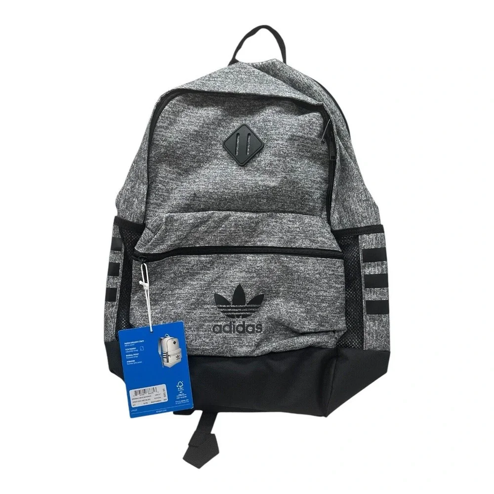 Adidas Originals Base Backpack Onix Jersey Grey / Black CK2264‎ Gym Laptop