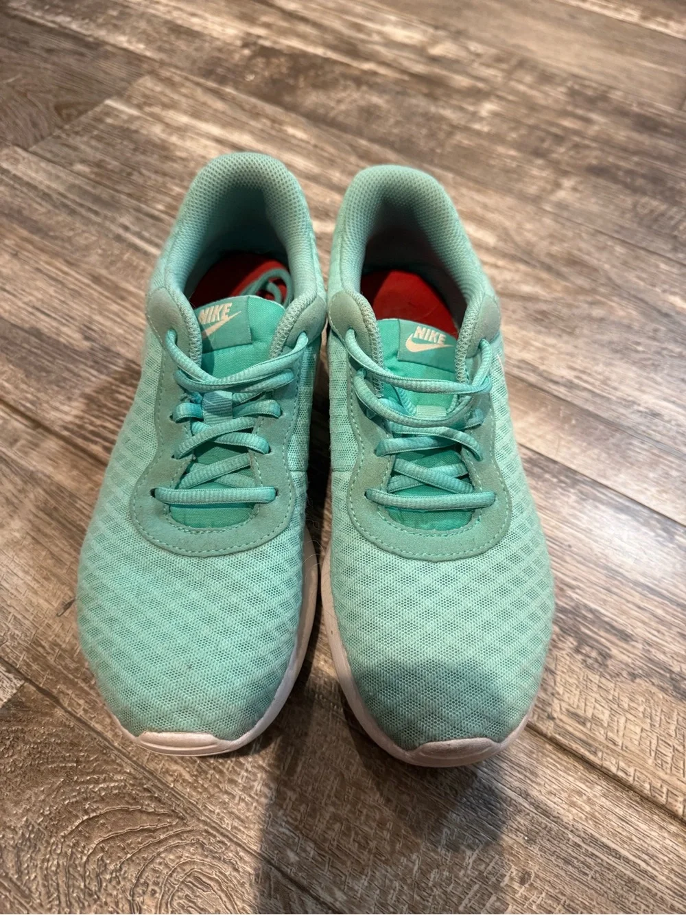 Nike Women's Mint Green Mesh Running Sneakers