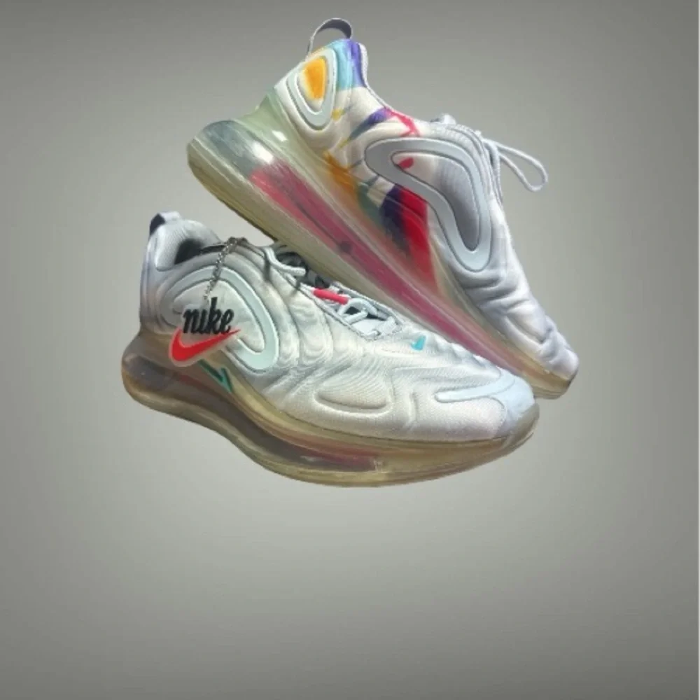 Nike Air Max 720 Silver with Multicolor Accents Men's Size 9.5