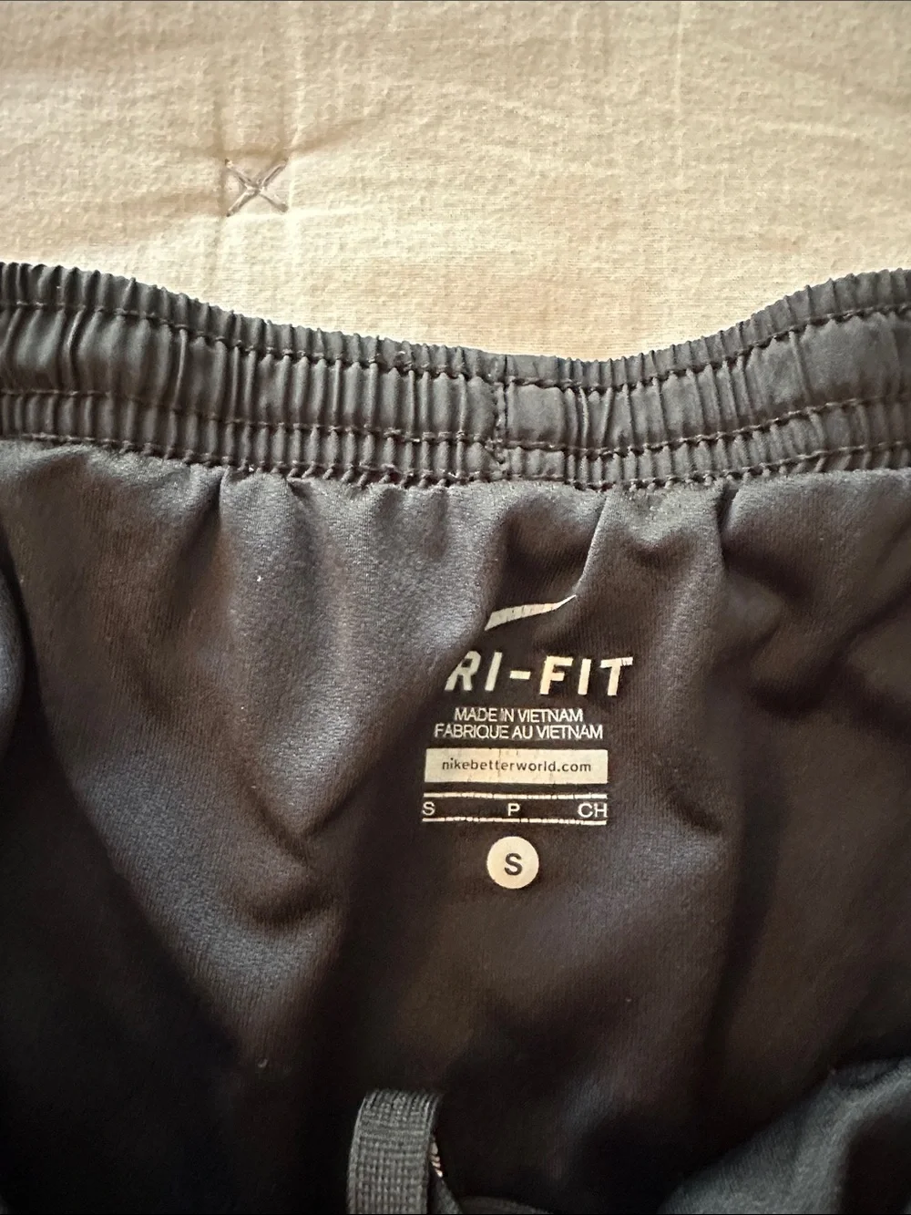 Nike Women’s Black and Lavender Athletic Shorts