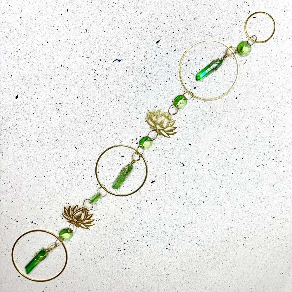 Handmade green aura