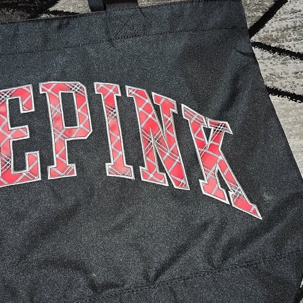 PINK Victorias Secret black canvas