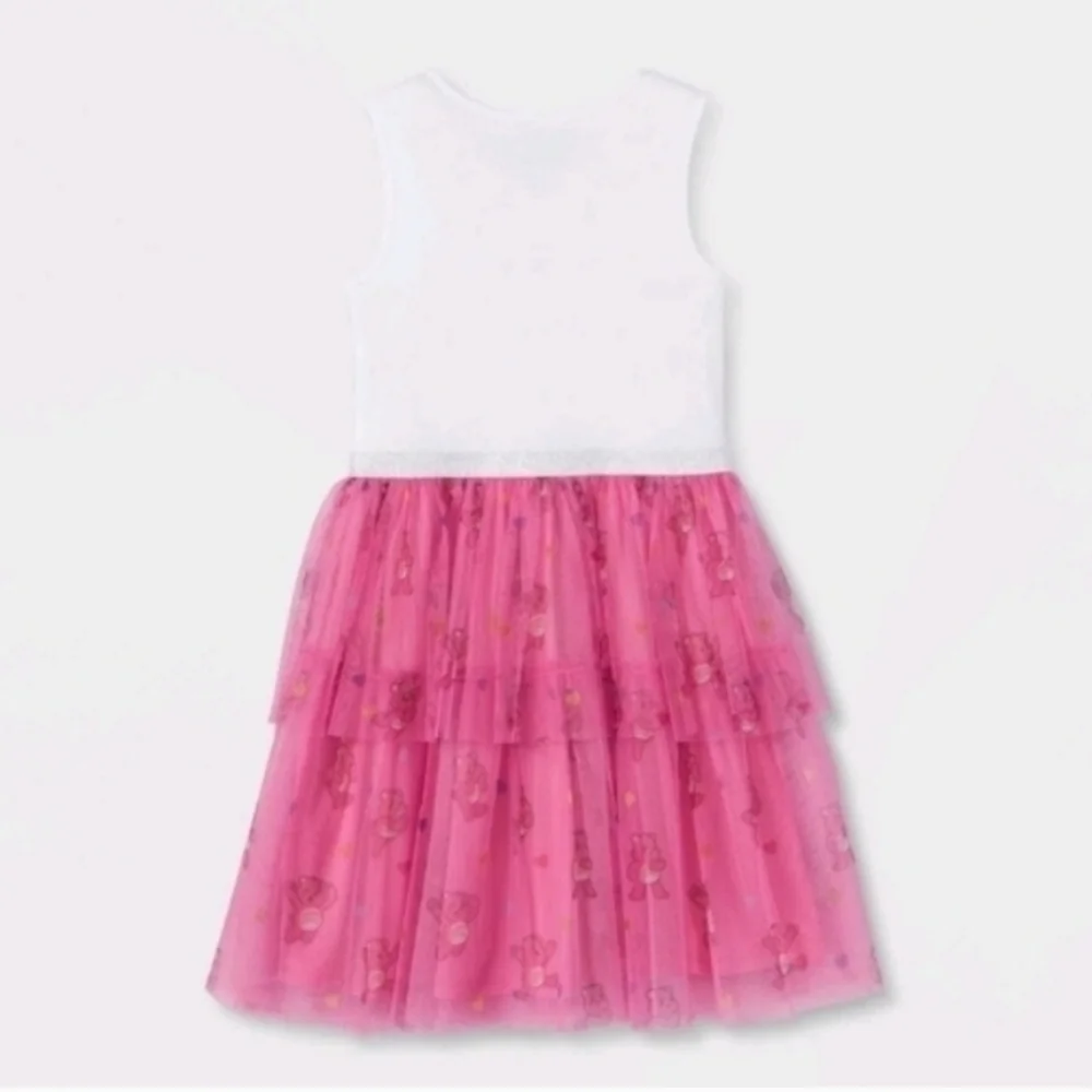 Care Bears Tutu Dress - Pink / White, Size Small Girls Care Bear Size S 6/6X