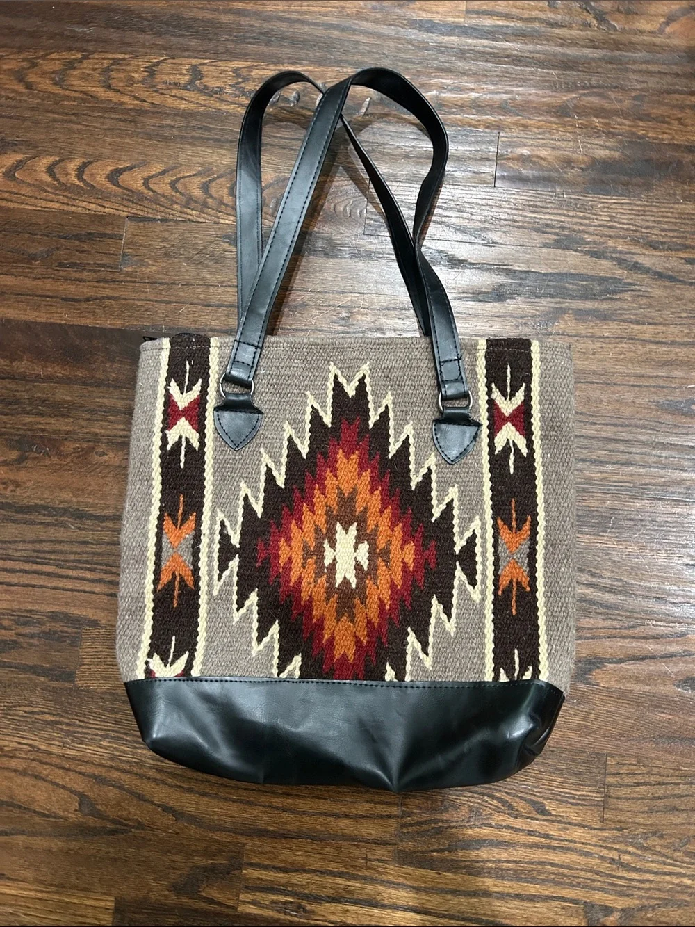 “Chimayo” Wool Tote Bag El Paso Saddle Blanket co.