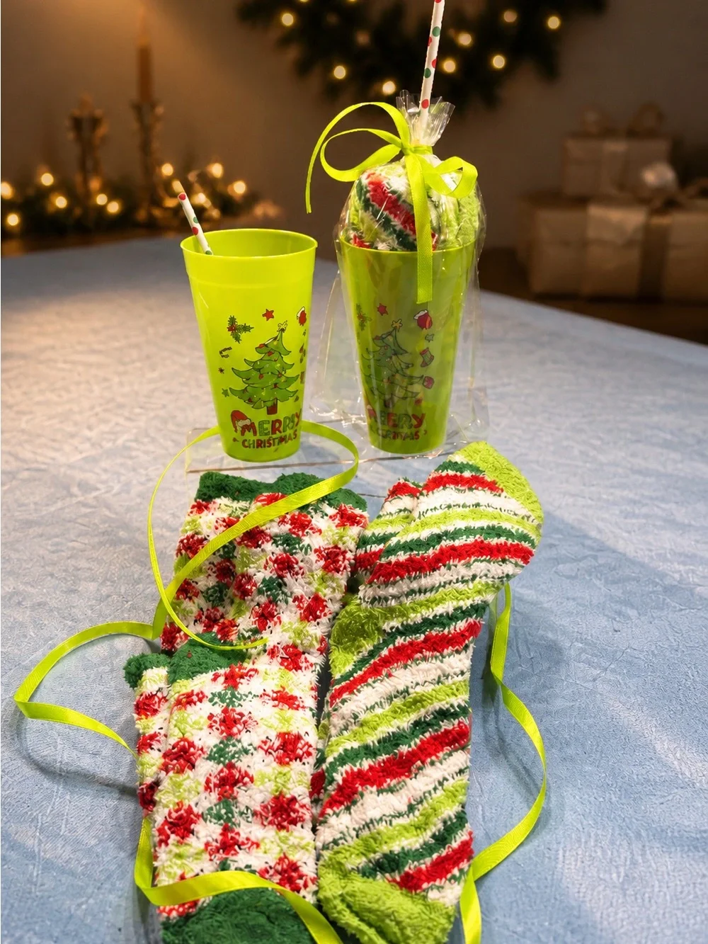 Xmas tree festive lime