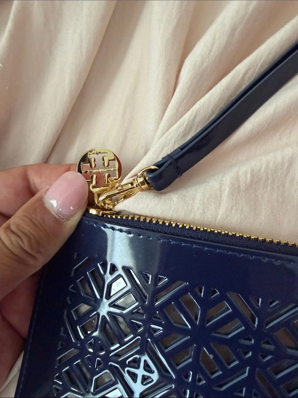 Tory Burch sleek navy