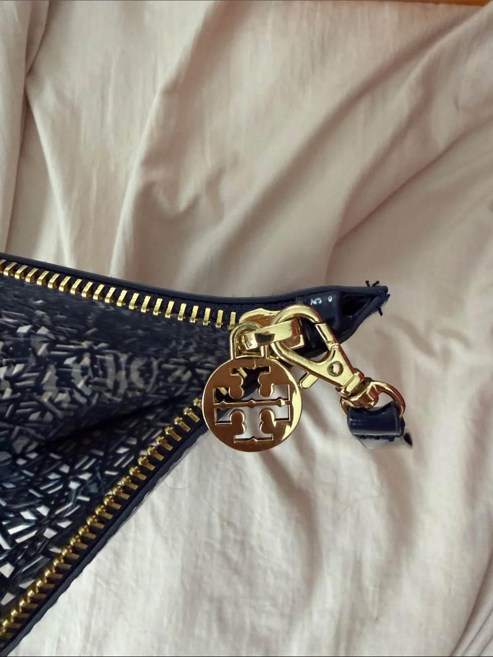 Tory Burch sleek navy