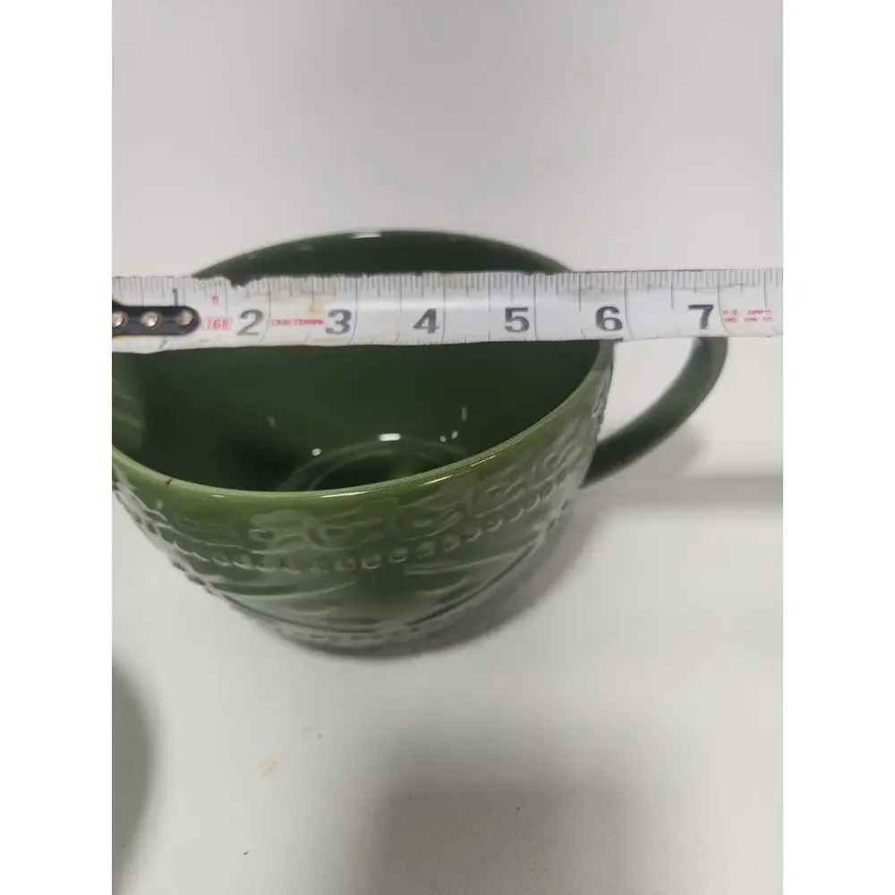 Temp-tations by Tara Old World Green Nesting Batter Mixing Bowls Set of 3 1.5QT