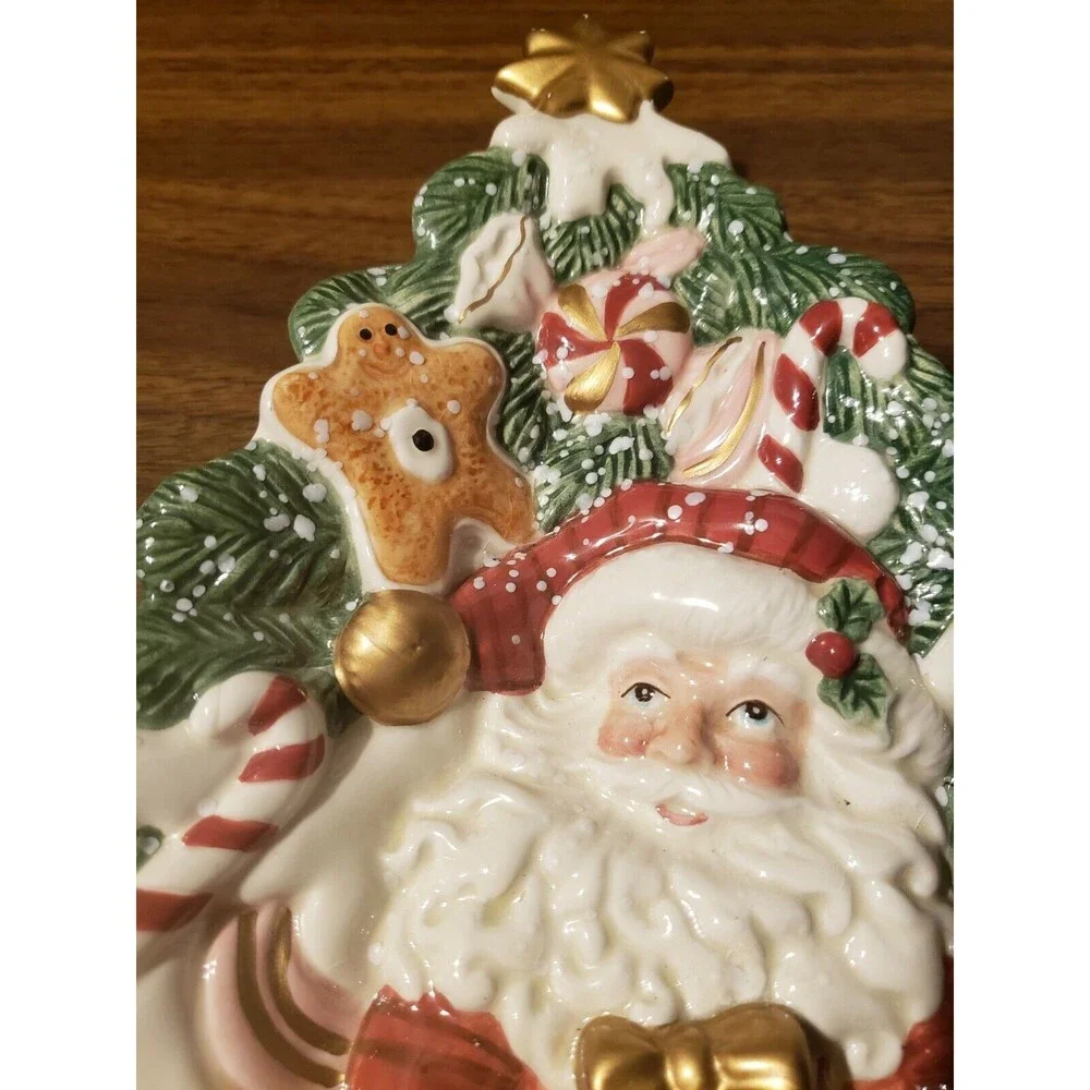 Vintage Fitz and Floyd Candy Lane Canape Platter 2000