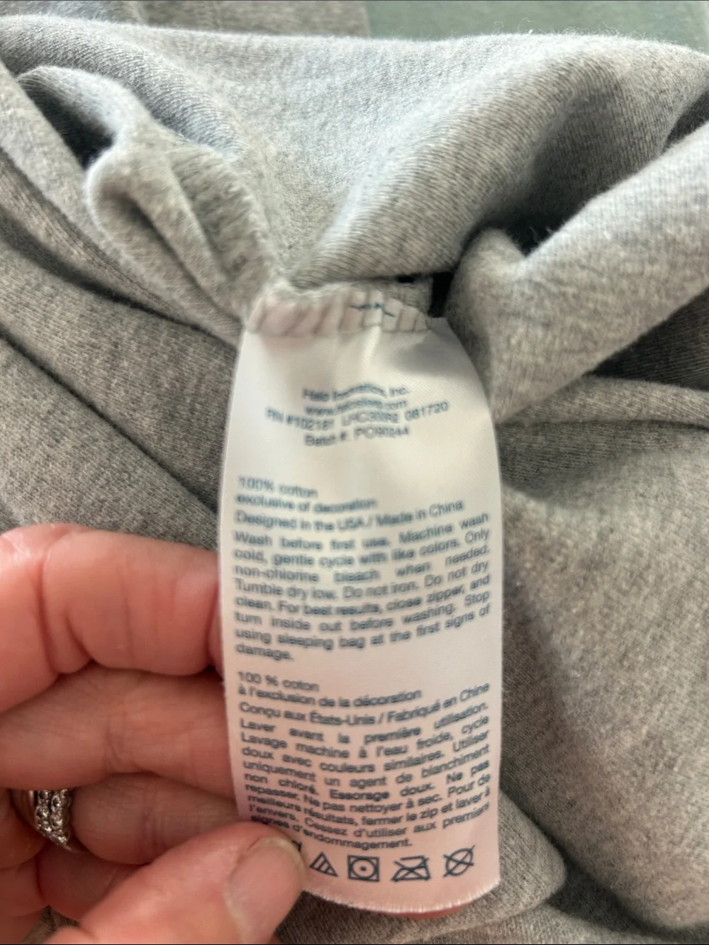 Halo sleeveless sleep