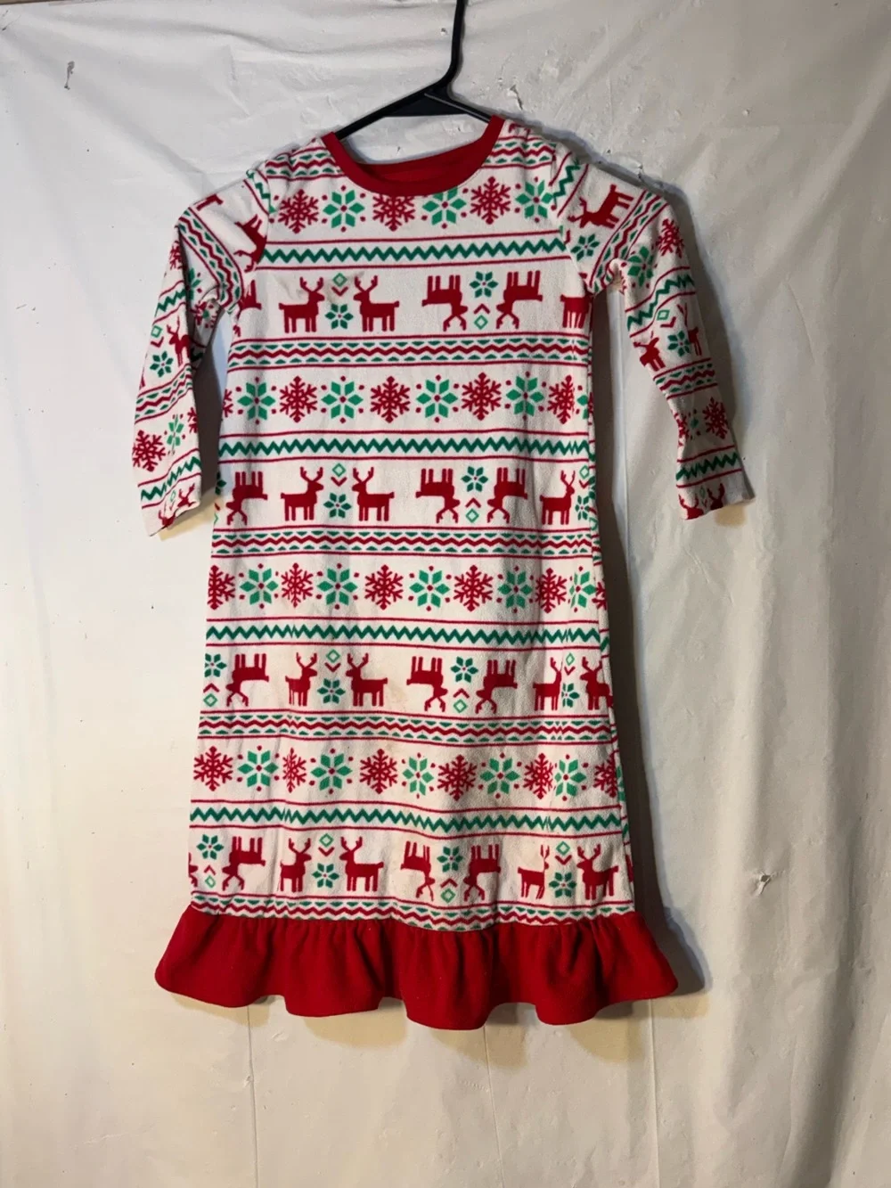 Christmas girls night gown size 4