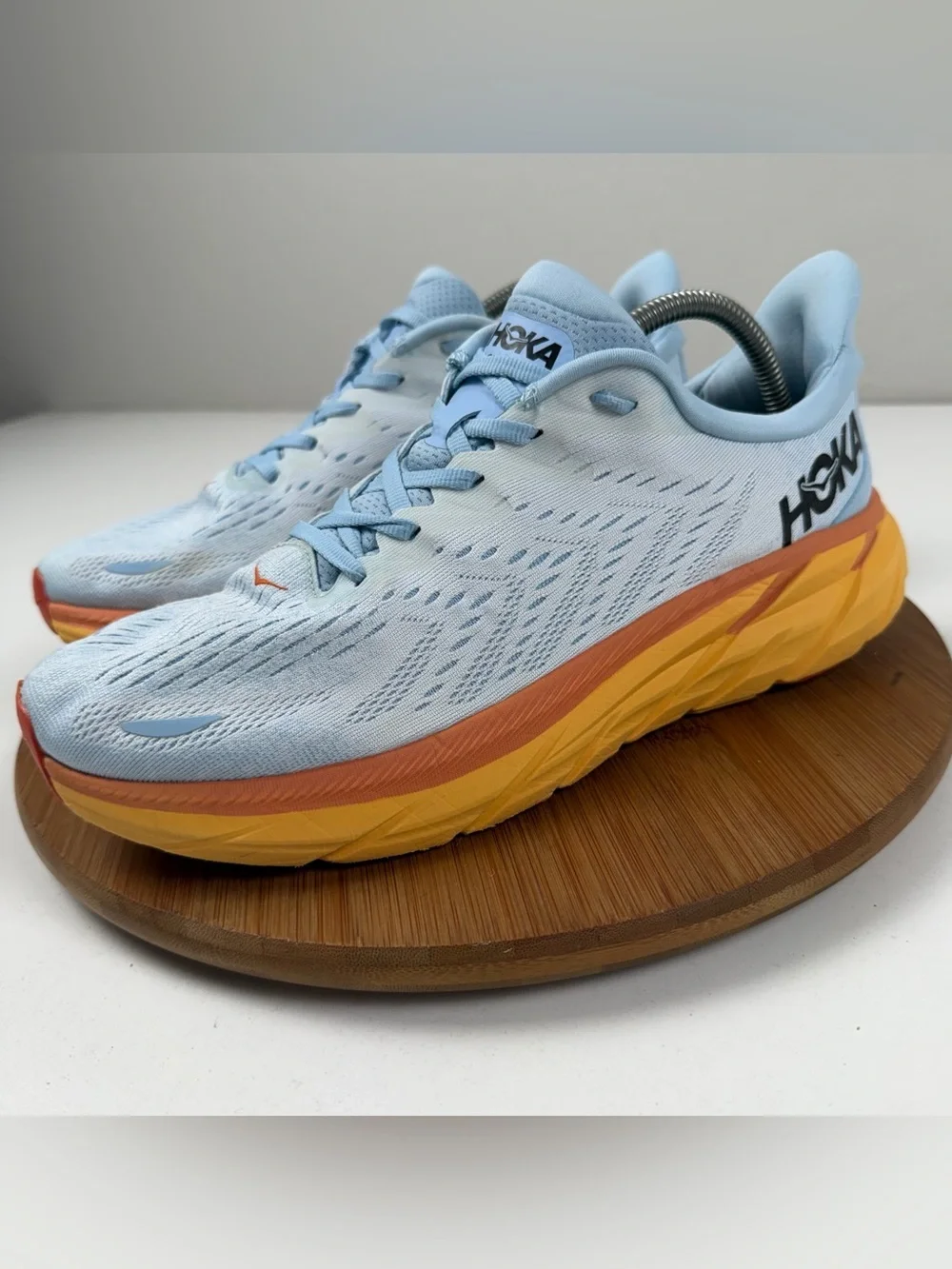 Hoka Clifton 8 Light Blue Running Shoes