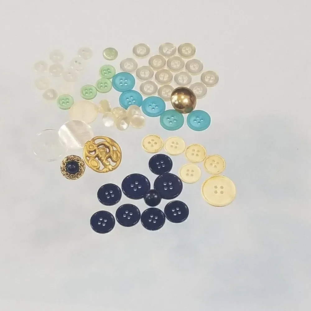 Vintage Buttons Mixed Lot
