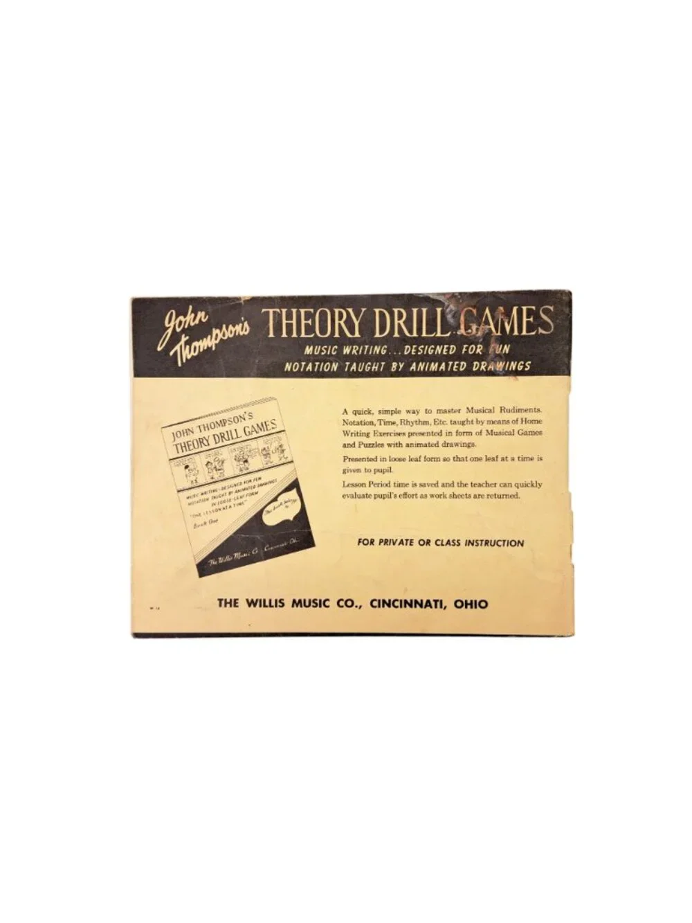 The Willis Music Co. vintage john