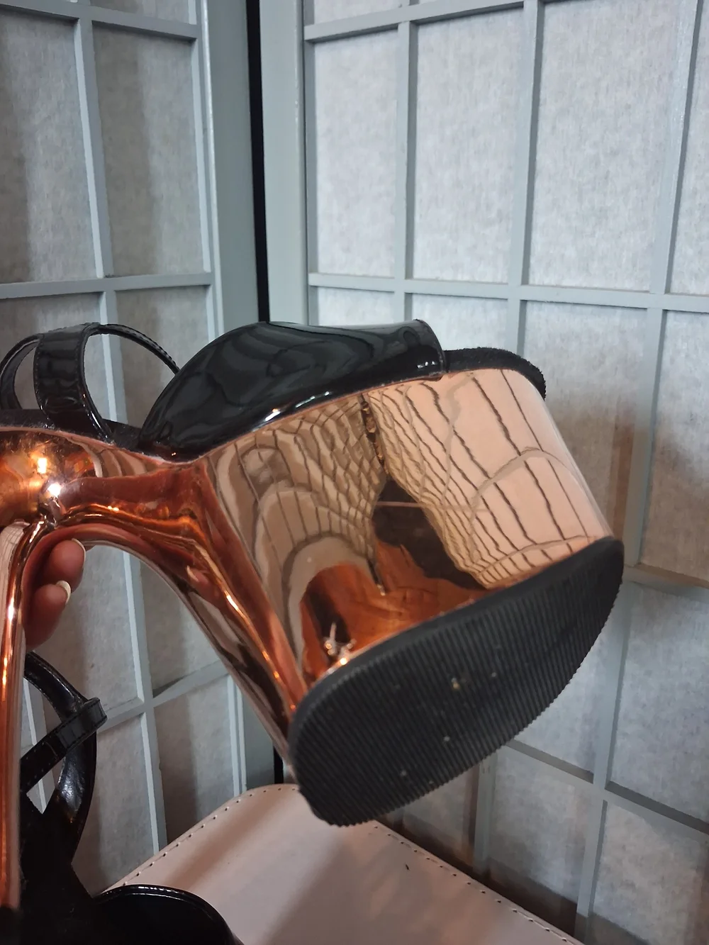 Pleaser pre worn