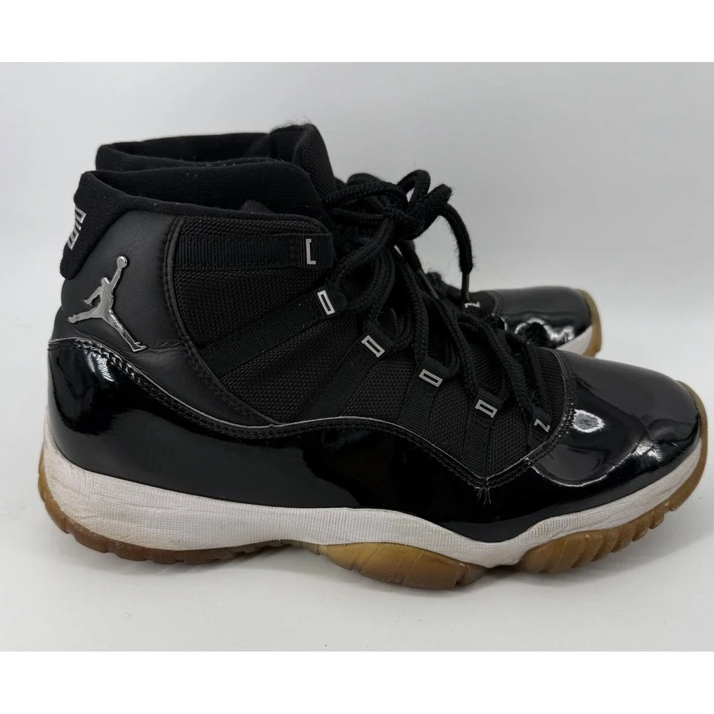 Air Jordan 11 Retro Jubilee 25th Anniversary Black White Gum CT8012-011 Mens 9.5