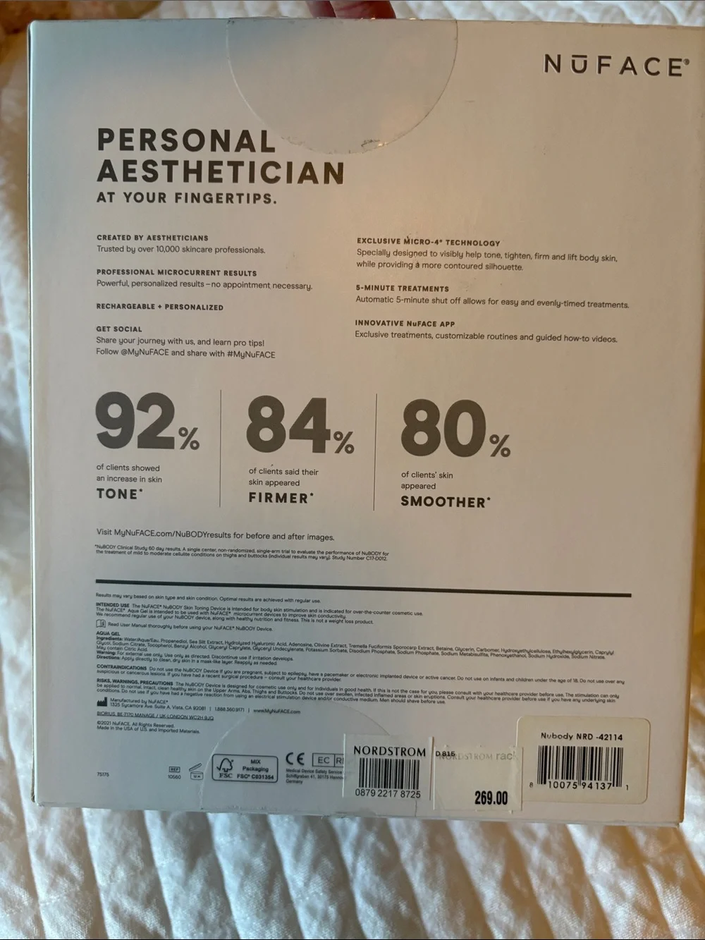 NuFACE NuBody - Body Skin Toning Device