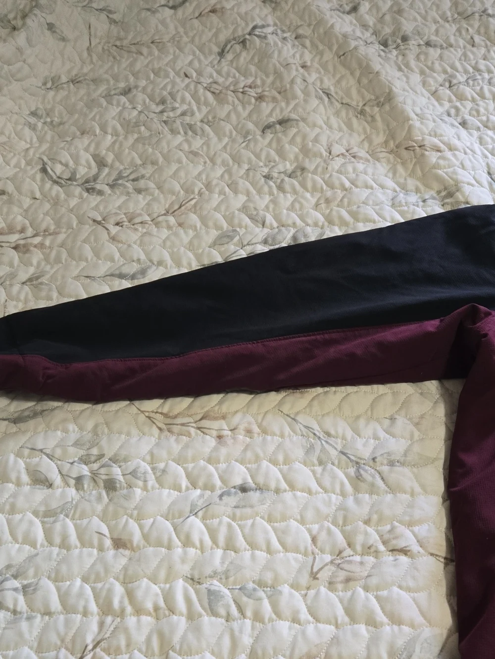 The North Face Maroon and Black Softshell Jacket