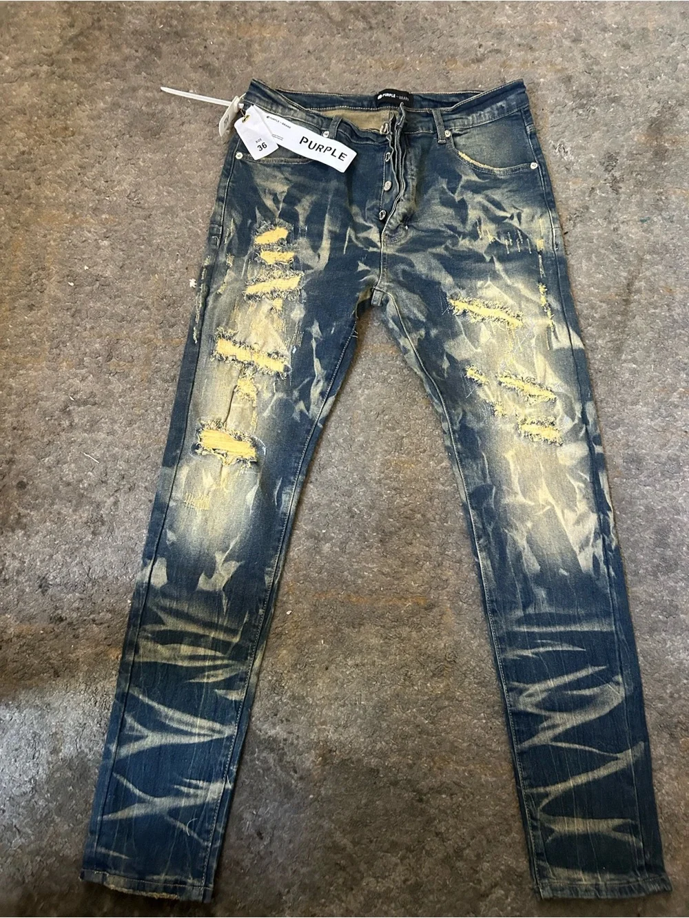 Purple Brand wash perfect silhouette