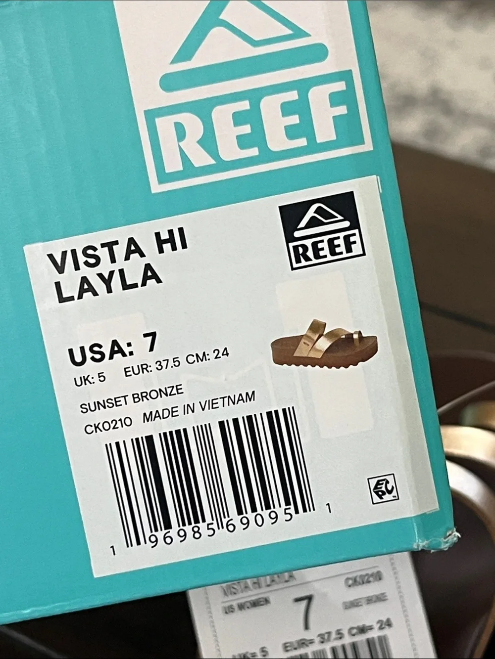 Reef Women s Platform Sandals - Brown & Gold