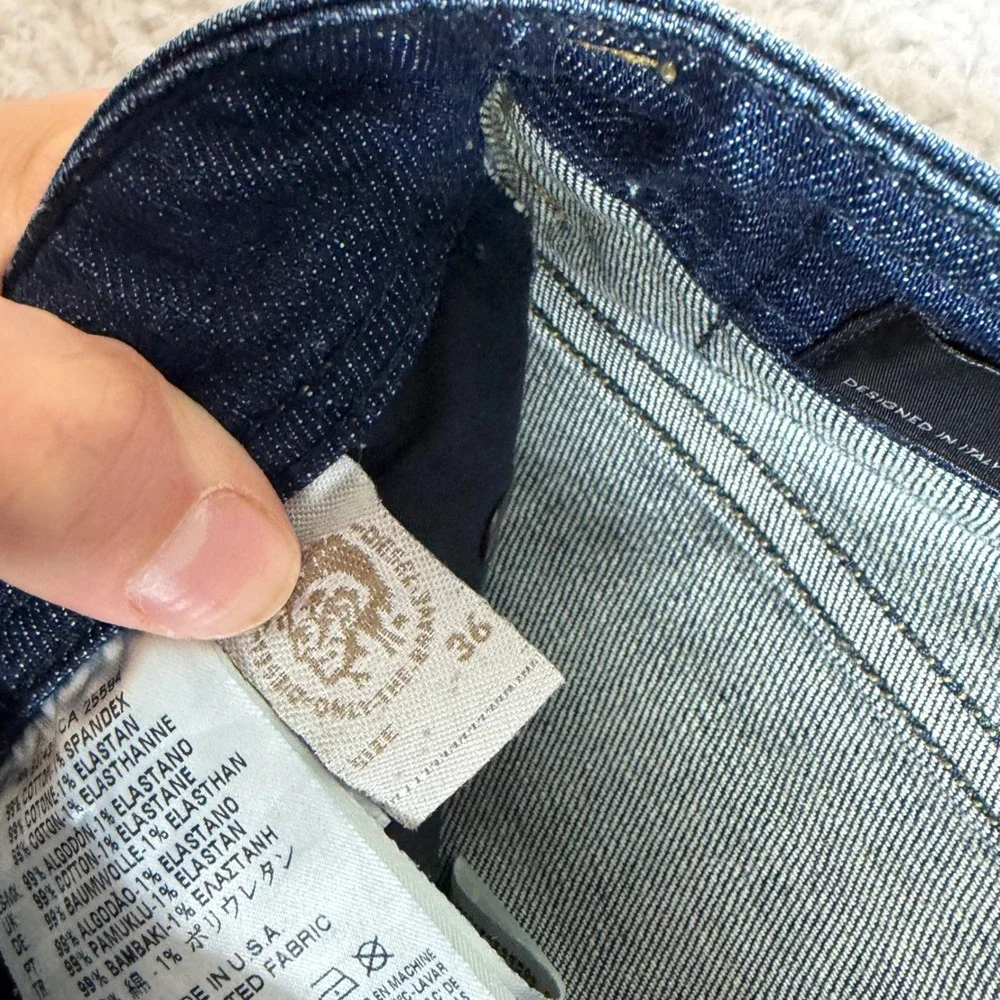 Diesel Viker Regular Straight Leg Jeans Mens 36 (38x29) Blue Wash Denim U0824